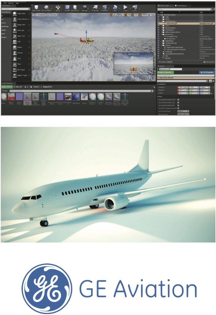 GE Aviation project screenshots