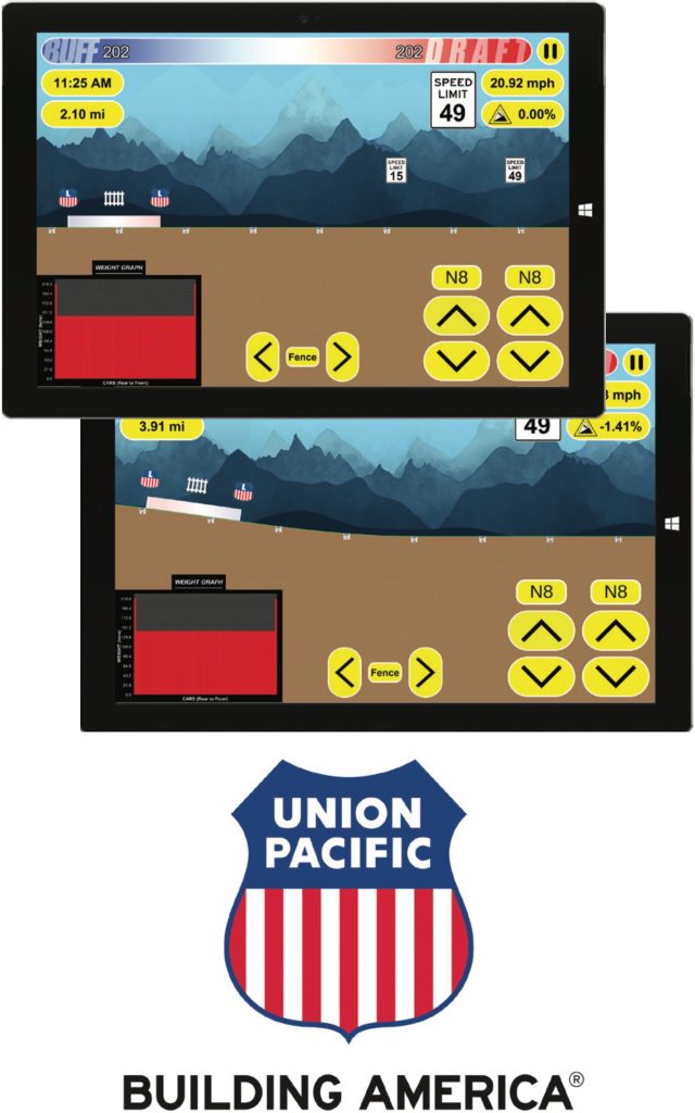 Union Pacific project screenshots