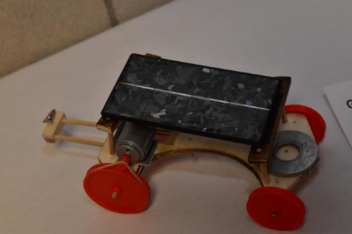 One of the Freshmen Engineering projects was a solar car competition