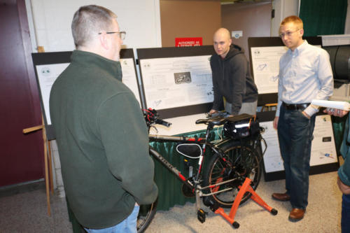 The Electrical Engineering Bikes team discusses their Collision & Blind-spot Detector