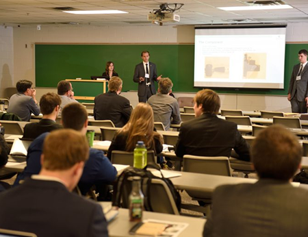 MSE students presenting their Design Day project