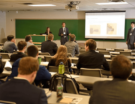 MSE students presenting their Design Day project