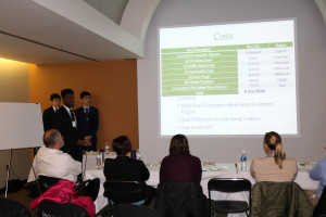CE students present their project to judges      
