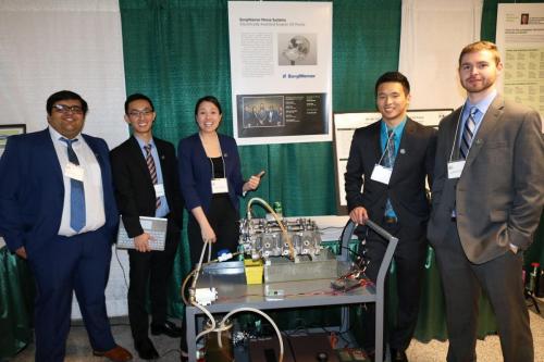 The BorgWarner team with their Electrically-Assisted Engine Oil Pump