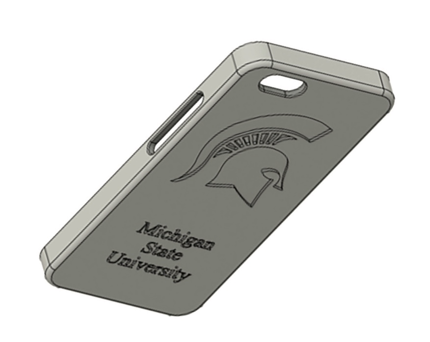 3D Printing CAD Drawing Project: Student Phone Case Design
